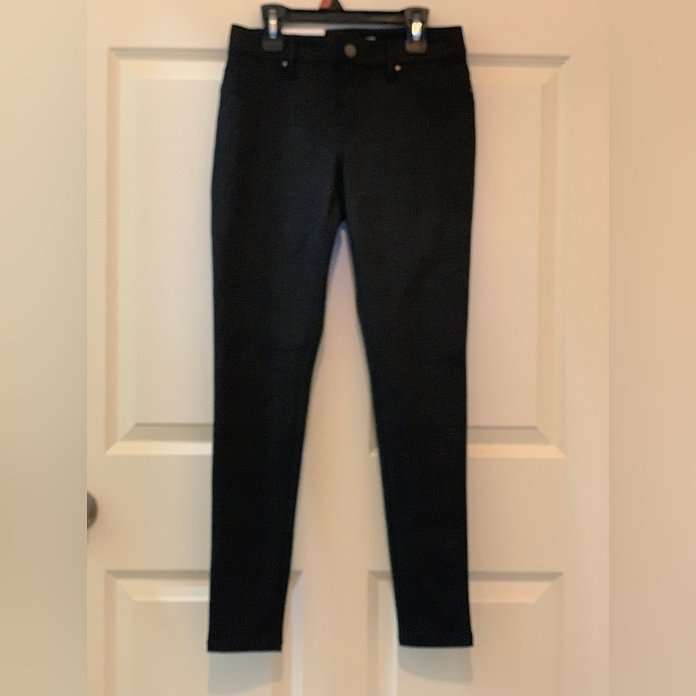 Calvin Klein Black Plaid Skinny Pants.  Size-2